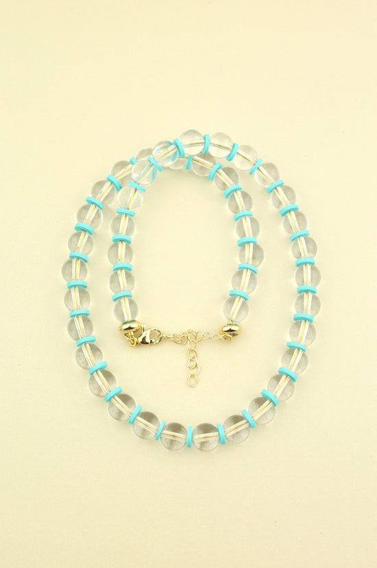 AURA Beaded Quartz Necklace 18-20 inch