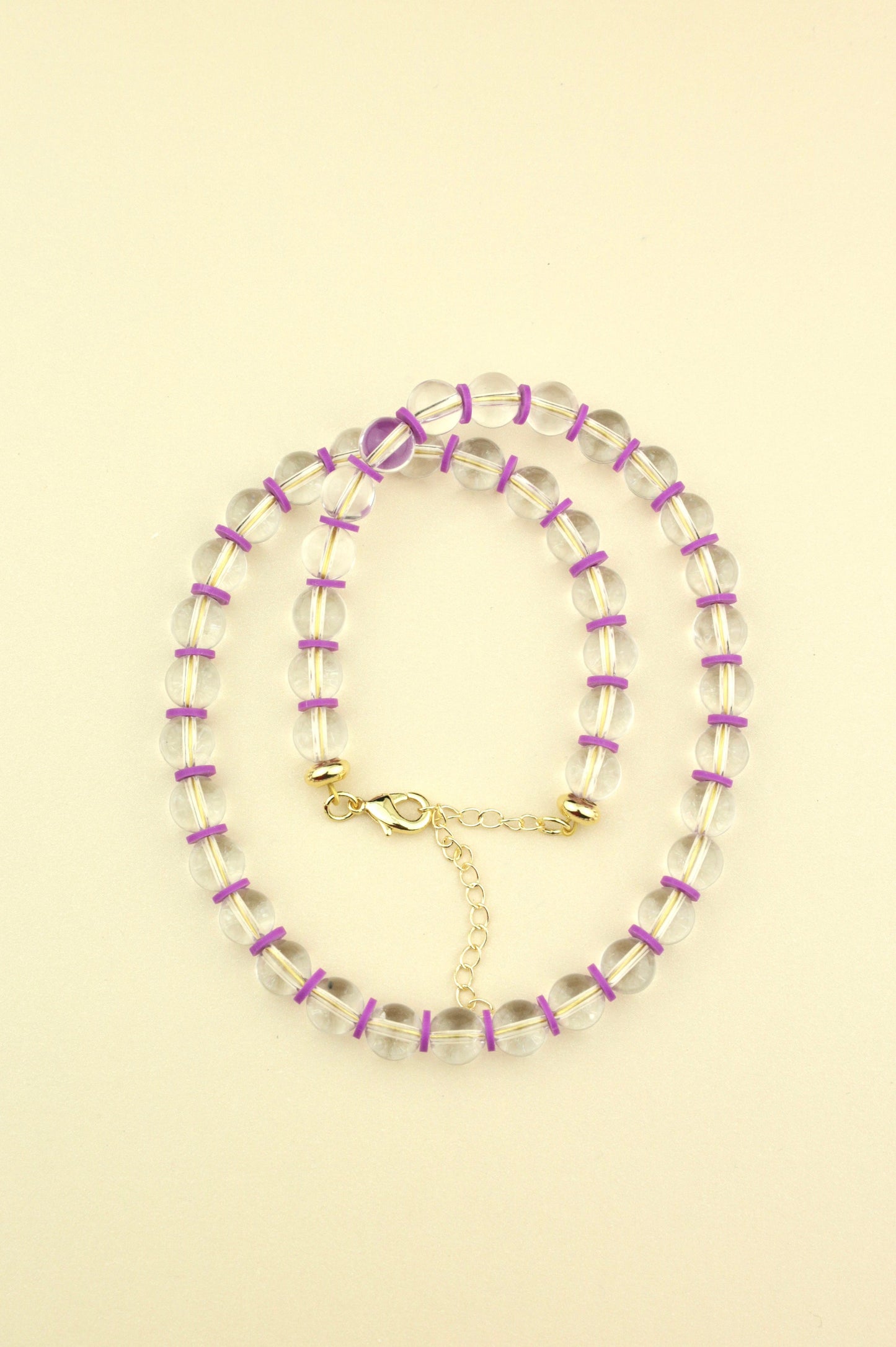 AURA Beaded Quartz Necklace 18-20 inch