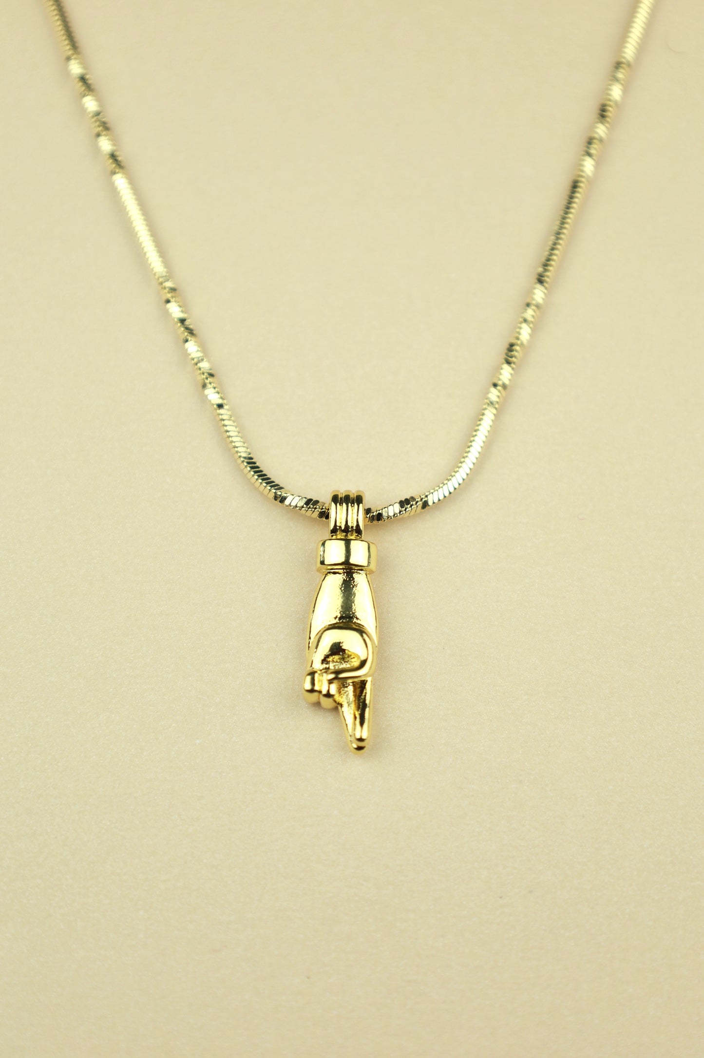 Good luck Necklace in gold