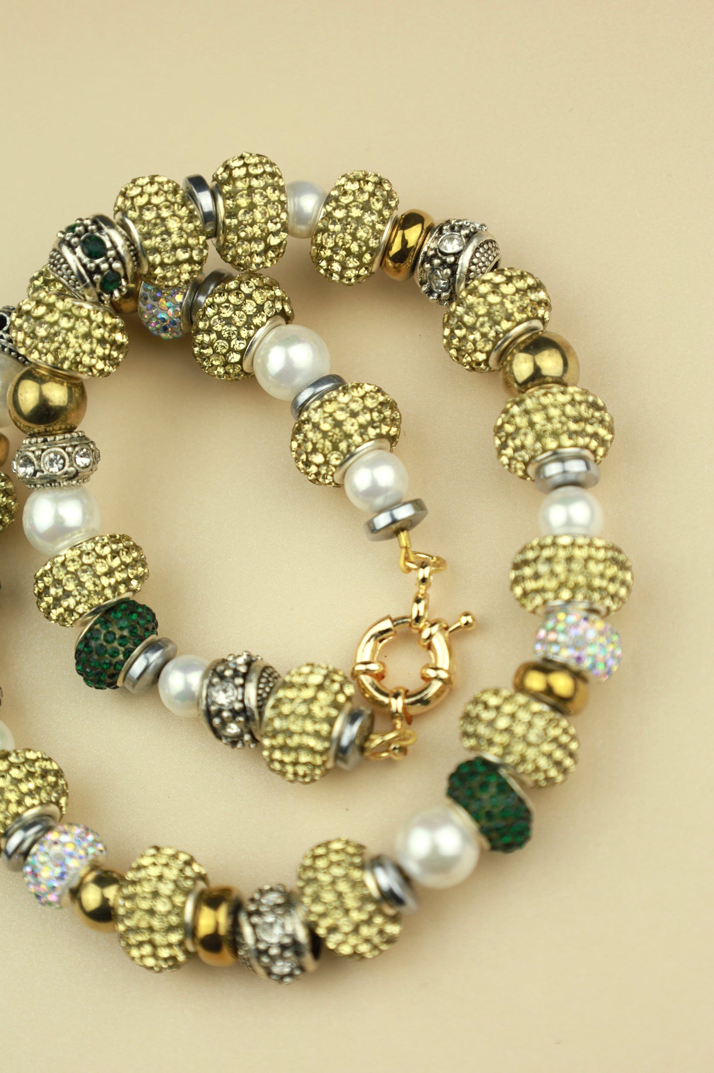 Golden Deluxe Beaded Necklace *Preorder*